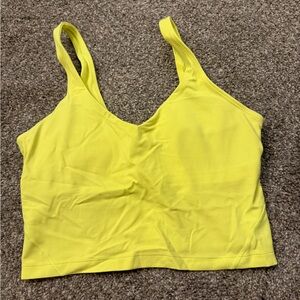 Neon Yellow Align Tank Top
